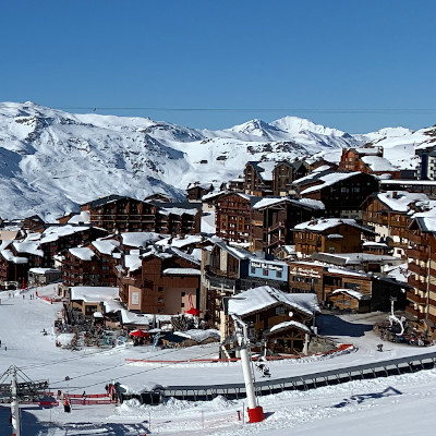 christmas skiing in val thorens