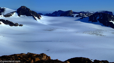 Kulusuk, glaciers and mountains of eastern greenland