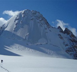 heli-skiing in Kyrgyzstan, central asia