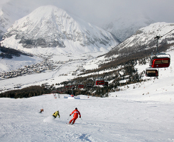 ski in ski out chalets, accommodation in livigno ski resort, italy