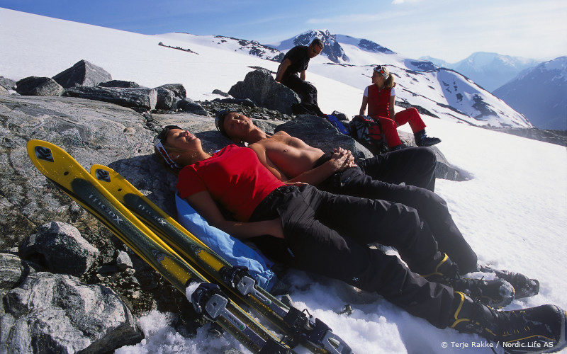 summer ski holidays glacier skiing in norway