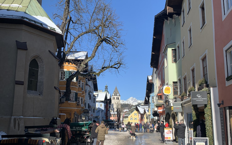 Kitzbuhel town centre kitzbuhel town centre