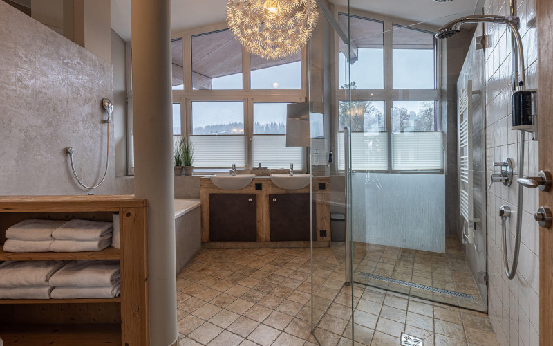 Penthouse bathroom penthouse bathroom in kitzbuhel