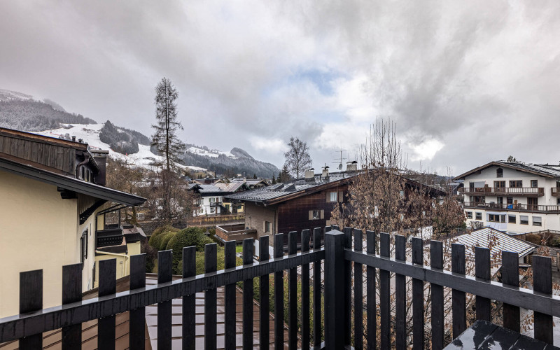 Balcony view of the pistes apartment in kitzbuhel