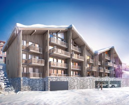 plagne 1800, paradiski, new chalets and apartments for sale