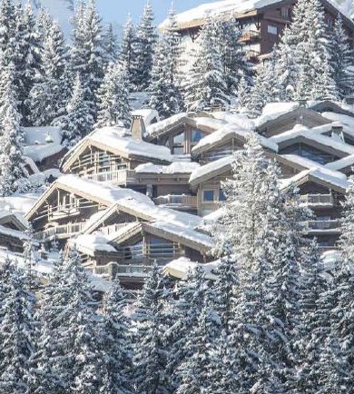 new chalets in courchevel, france
