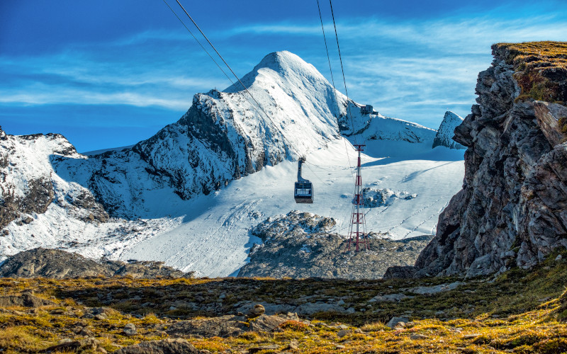 kitzsteinhorn glacier, kaprun summer skiing