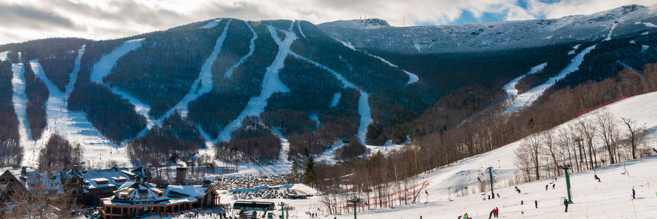 stowe mountain resort in ski season