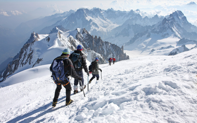 aiguille du moidi and Vallée Blanche