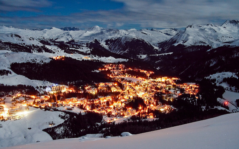 arosa ski resort, switzerland