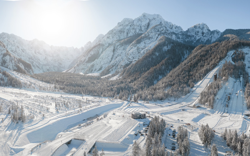 kranjska gora ski resort near bled, slovenia