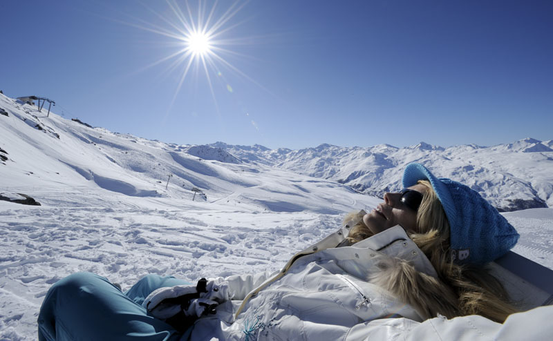 brides les bains ski holidays, 3 valleys