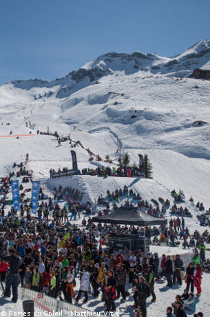 avoriaz ski resort in the portes du soleil, france