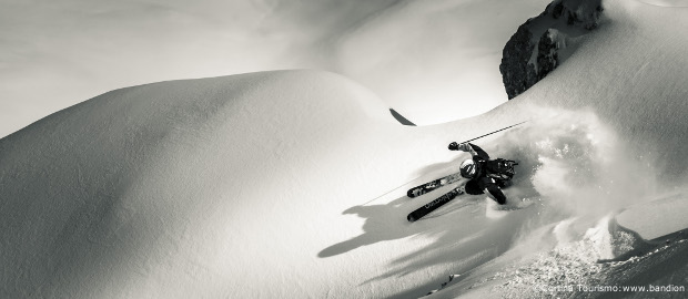 Cortina off-piste skiing