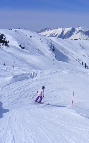 crest voland ski resort guide, skiing off-piste