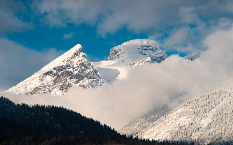 fernie 3 sisters mountain range