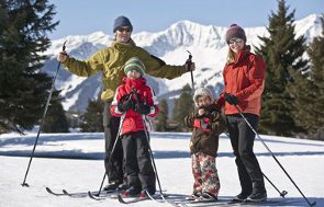 family skiing holidays in big white, british columbia, canada