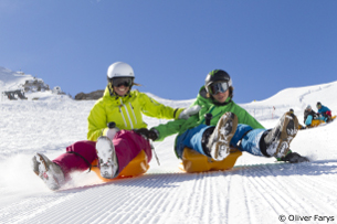 ski holidays - sledging in Garmisch - Partenkirchen