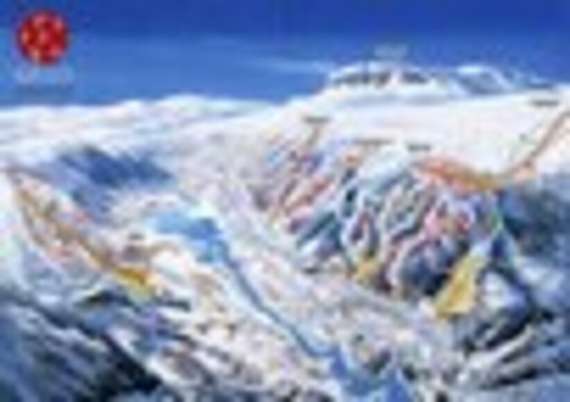 Piste map for Geilo