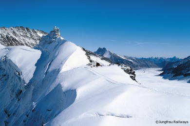 jungfrau glacier, guided off-piste ski touring in grindelwald, switzerland