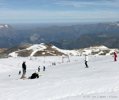 les 2 alpes summer ski lesson