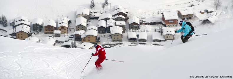 les menuires ski school
