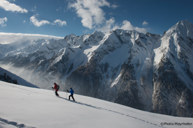 mmayrhofen - guided off-piste tours on the ahorn mountain