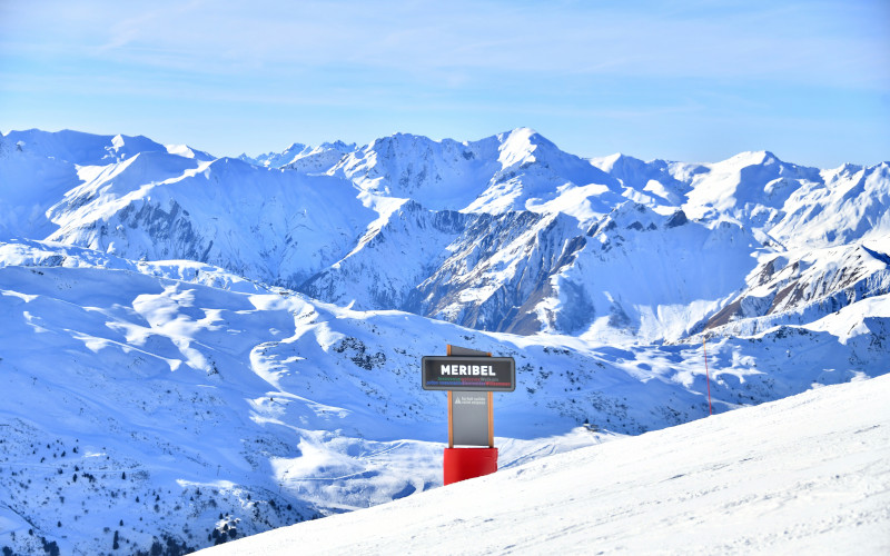 meribel ski resort 3 valleys france