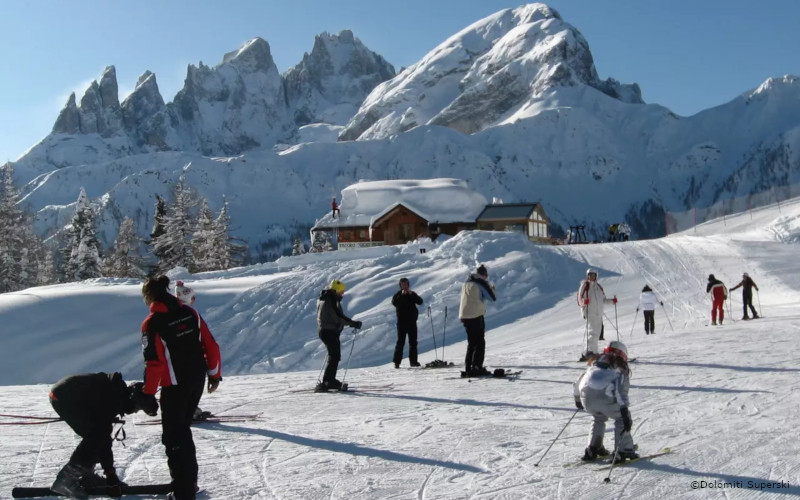 campitello skiing holidays, dolomites