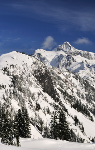 Mt Baker off-piste skiing