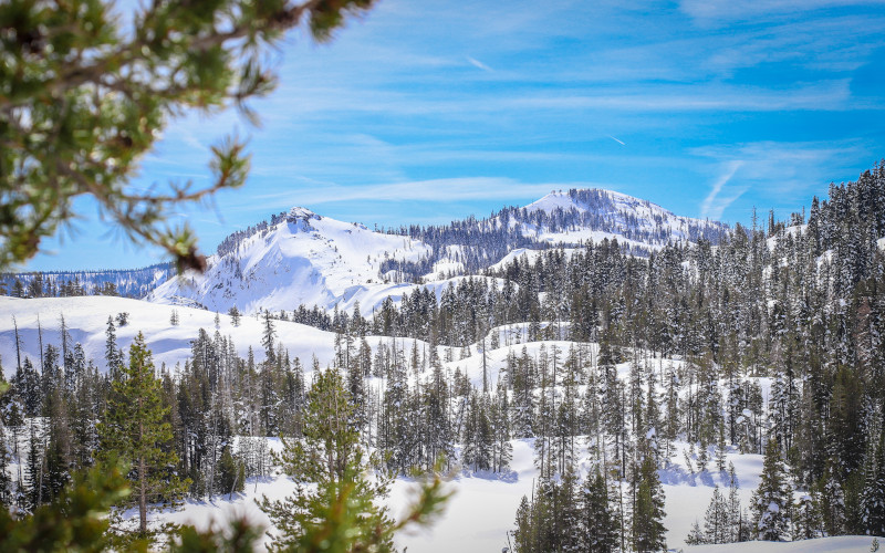 northstar ski resort view from summit lake