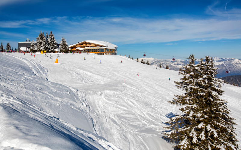 oerau ski resort in the wildschönau valley