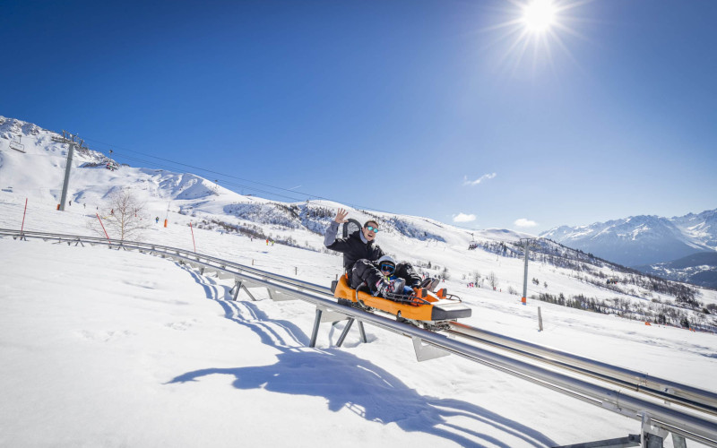 saint francois longchamp luge ski holidays