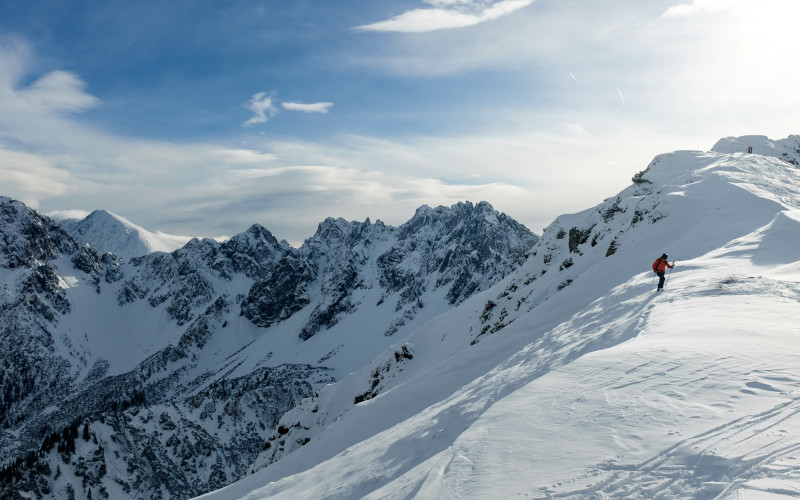 ski touring in olympic region seefeld