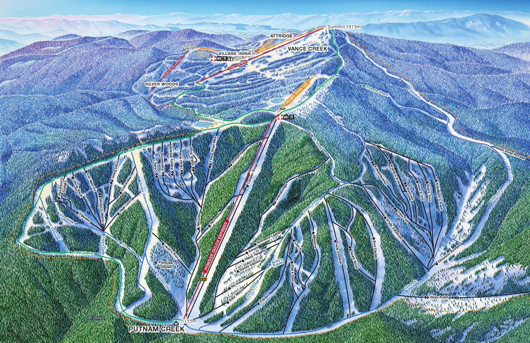 Star trail map. Silverstar горнолыжный курорт. Горнолыжные курорты Канады на карте. The Silver Mountain Resort.