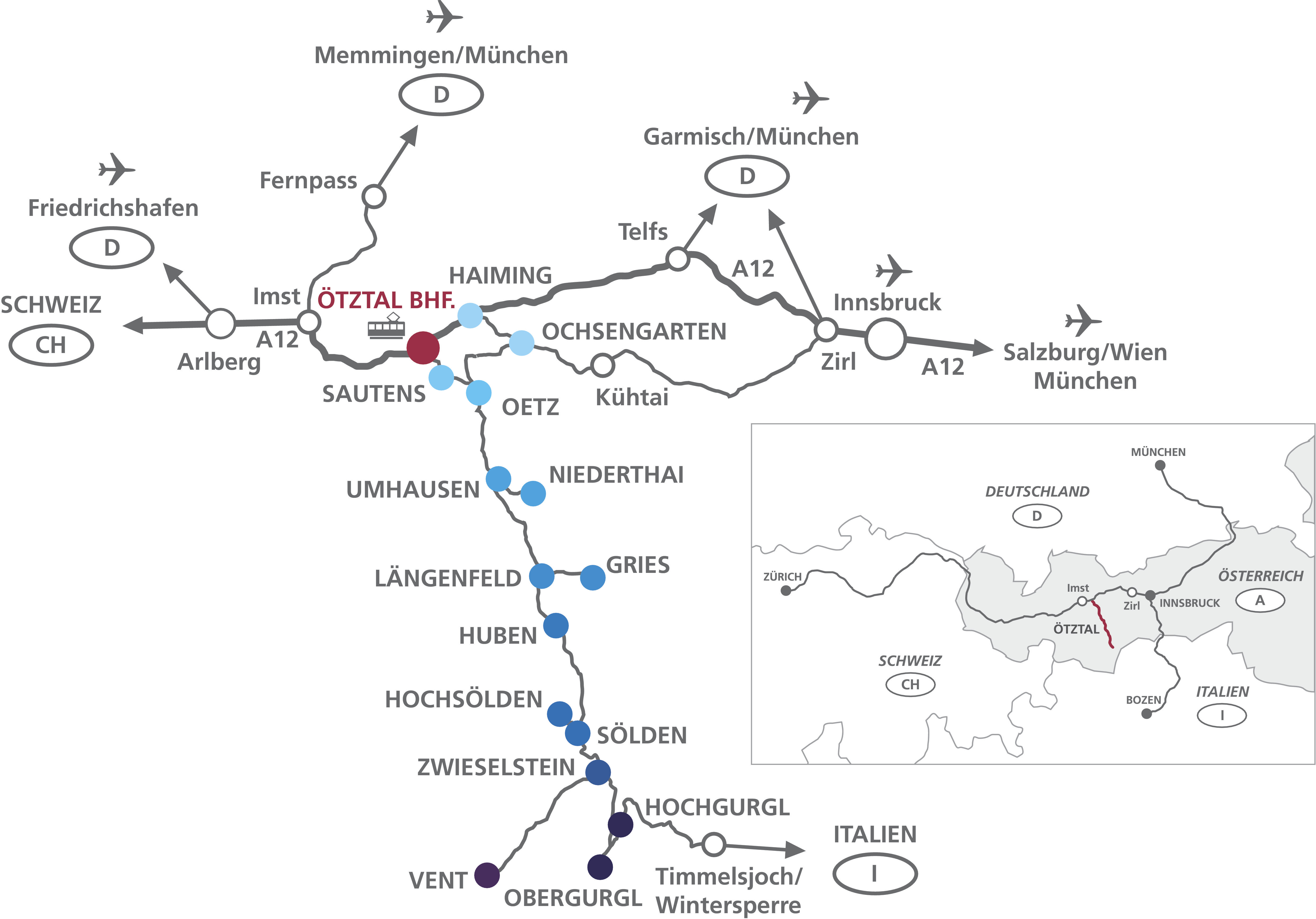 Sölden Airport Transfers | Directions to Sölden, Ötztal ...