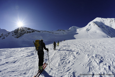 albula ski tour from st moritz to davos