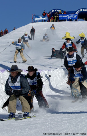 steamboat ski resort, cowboy racers