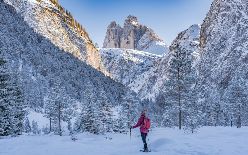 italian dolomites ski holidays in toblach, skiing in toblach