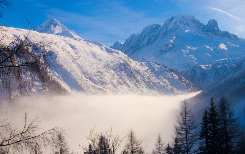 vallorcine, chamonix valley