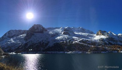 Marmolada - Lake Fedaia val di fassa