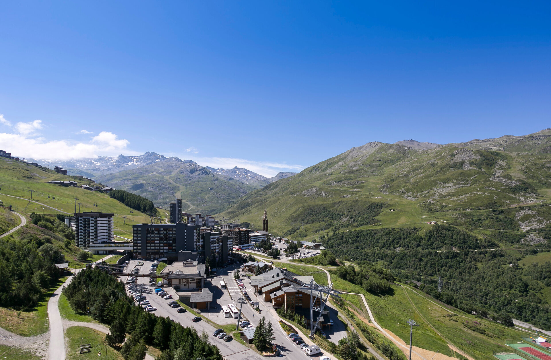 summer in les menuires 3 valleys
