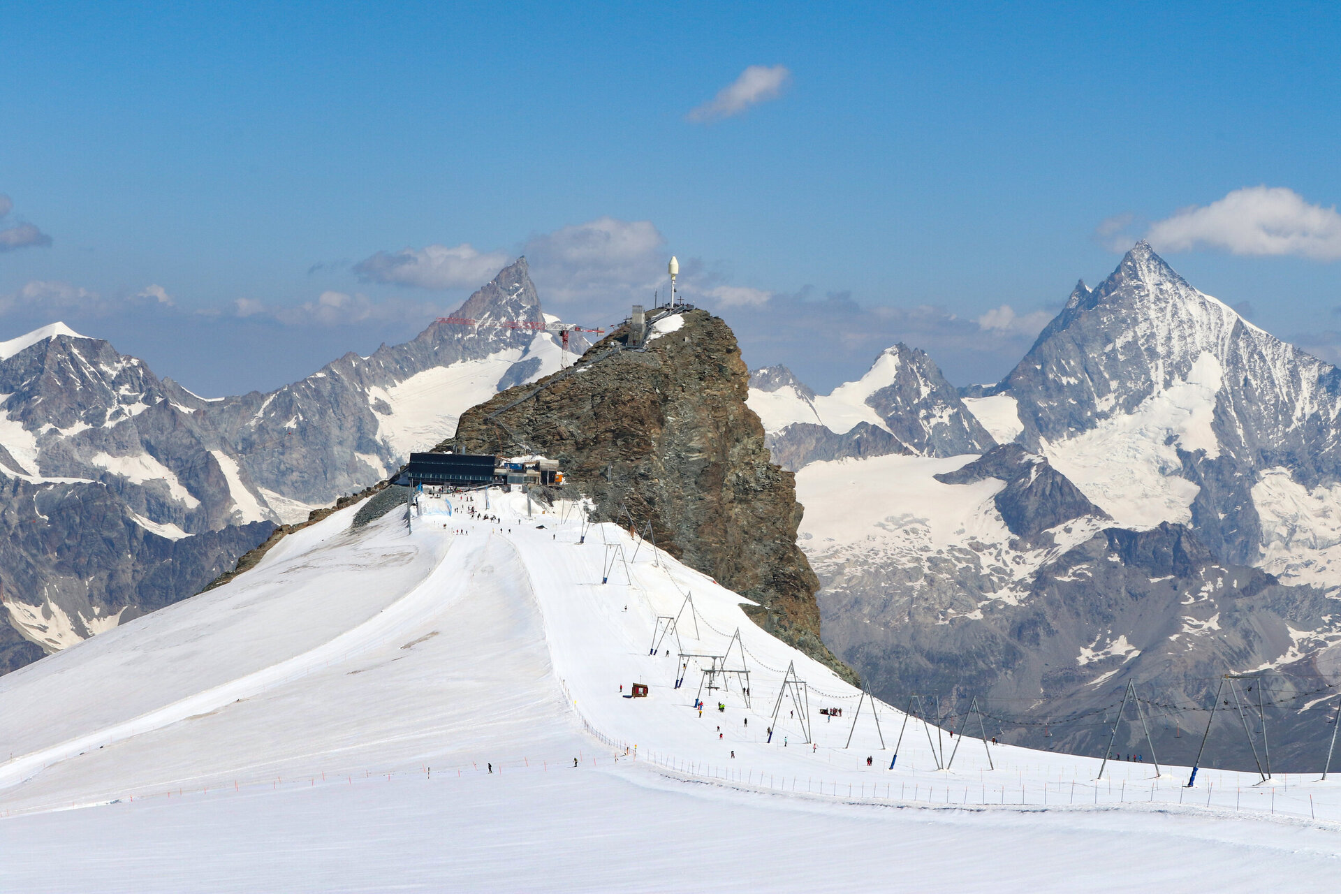 summer skiing in cervinia