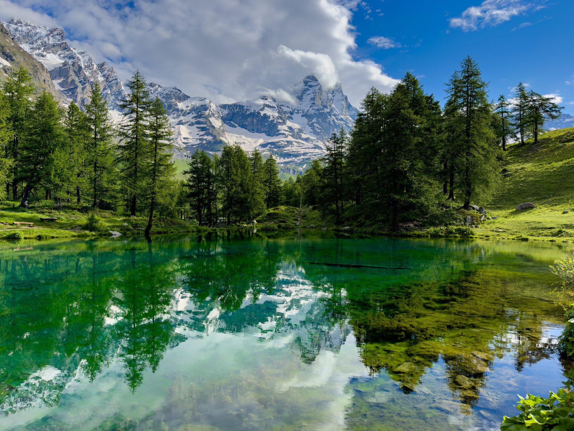 lac bleu de cervinia