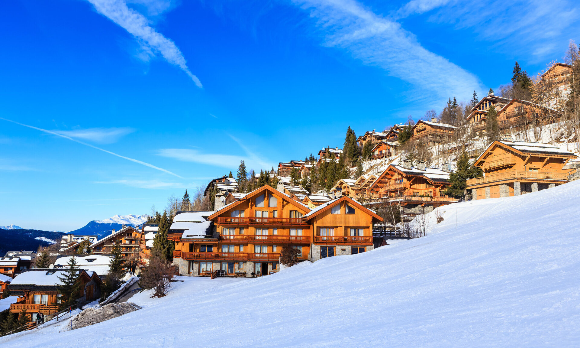 ski-in ski-out chalets in meribel