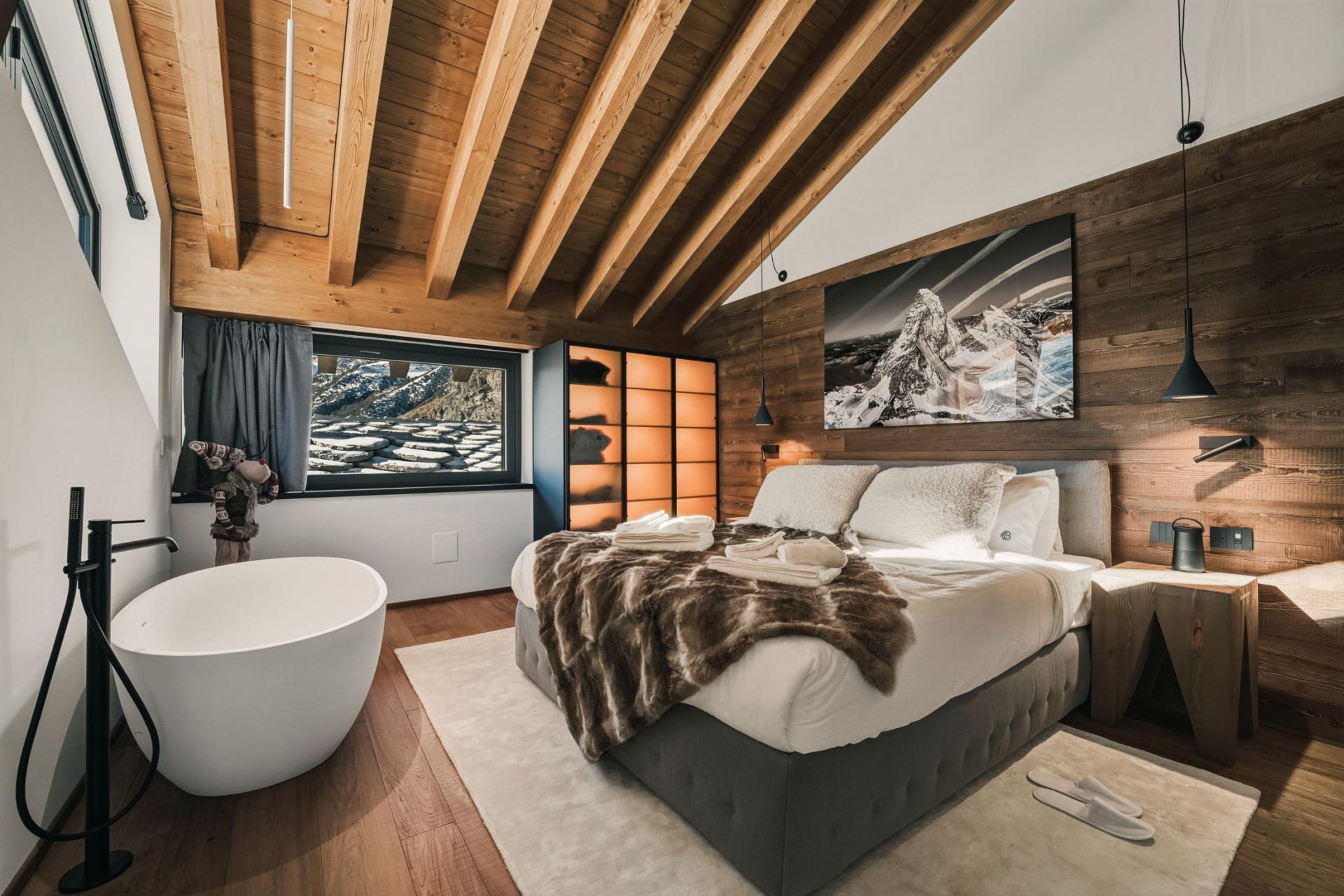 chalet breithorn bedroom
